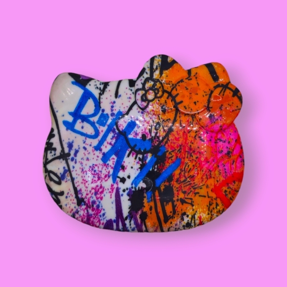 Sanrio Hello Kitty Graffiti Double Mirror Compact 2008 - Picture 1 of 5